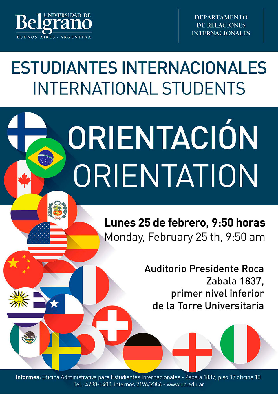 Orientáción para Estudiantes Internacionales