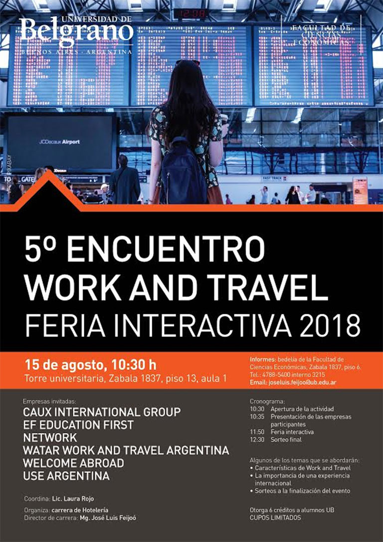 Hotelería | 5º Encuentro Work and Travel
