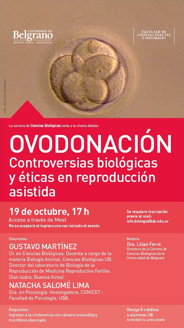 Ovodonación. Controversias biológicas y éticas en reproducción asistida.