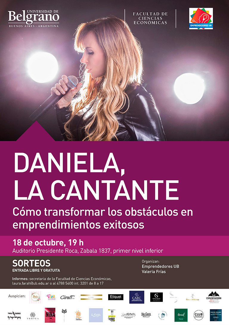 Daniela, la cantante