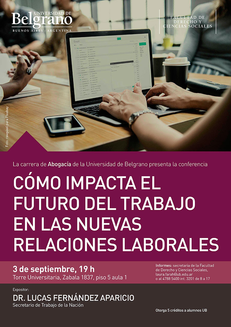 Universidad de Belgrano | Cómo impacta el futuro del trabajo en las nuevas relaciones laborales