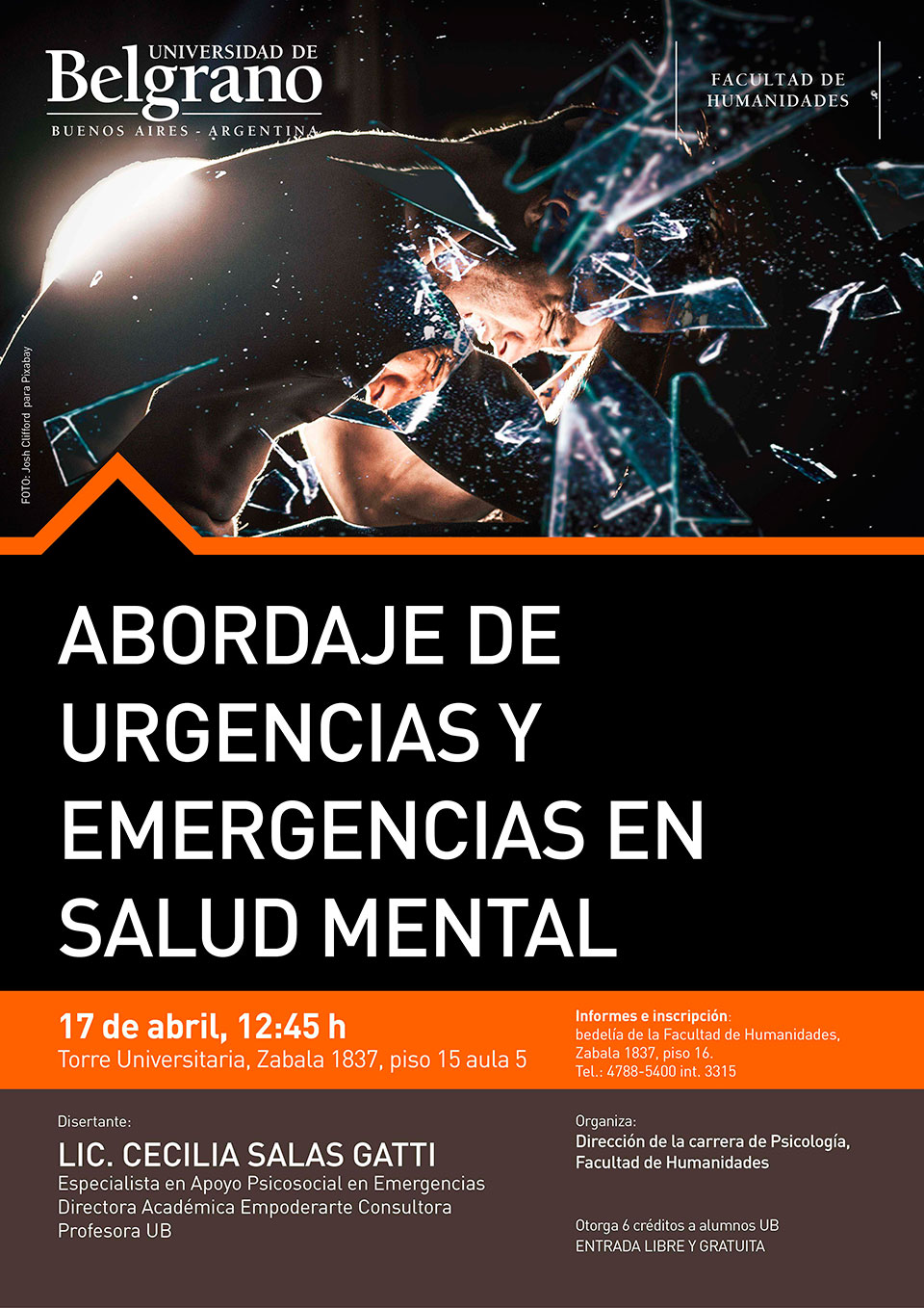 Universidad de Belgrano | Facultad de Humanidades | Abordaje de Emergencias y Urgencias en Salud Mental