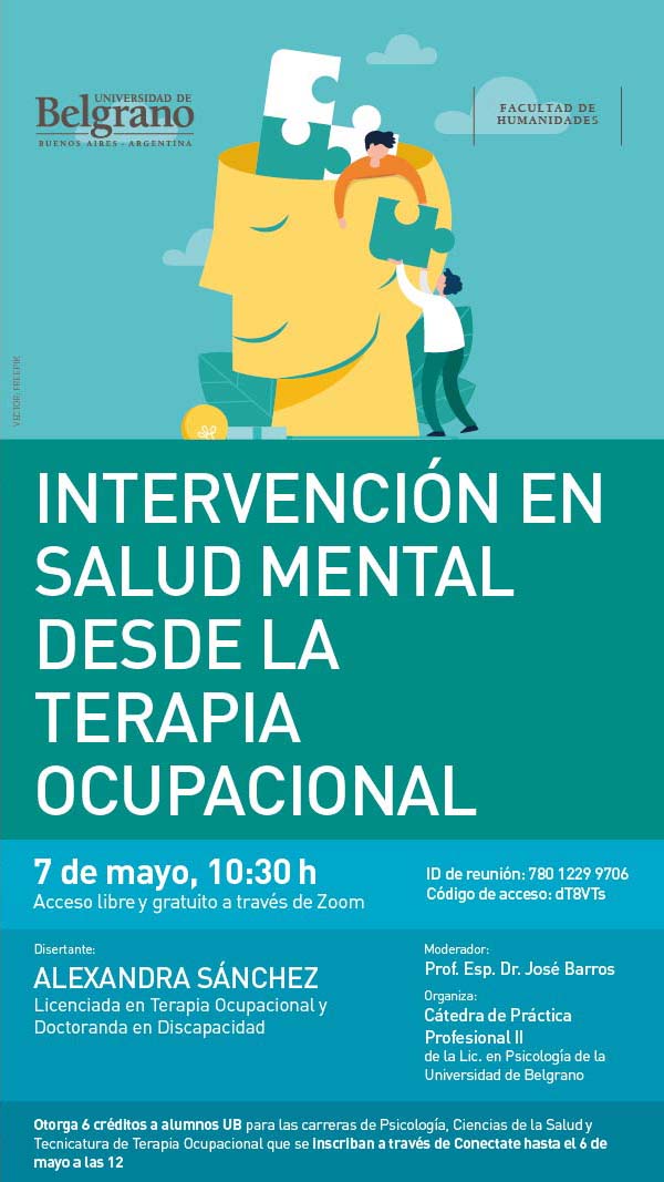 Intervención en salud mental desde la terapia ocupacional