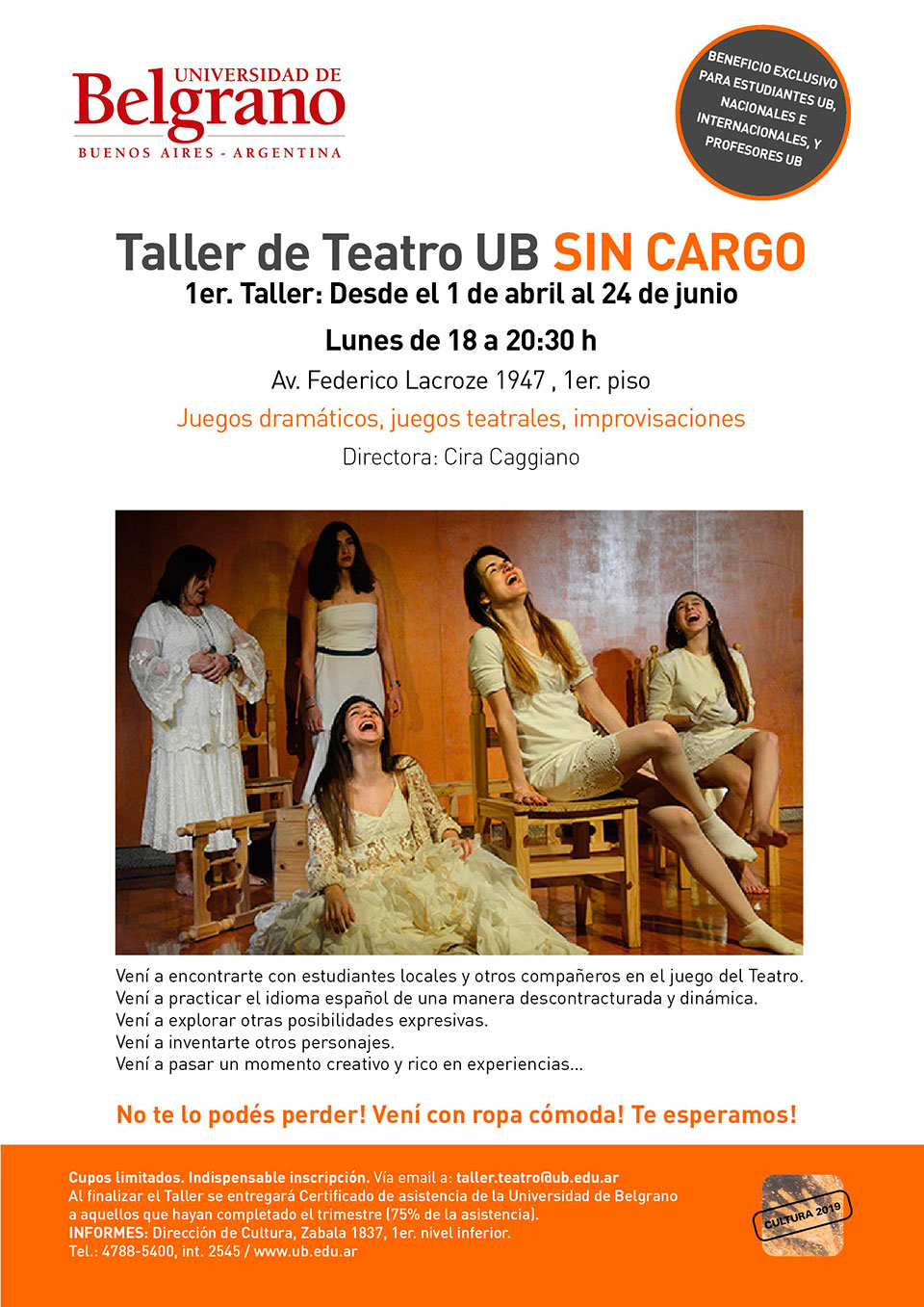 Taller de Teatro UB Sin Cargo