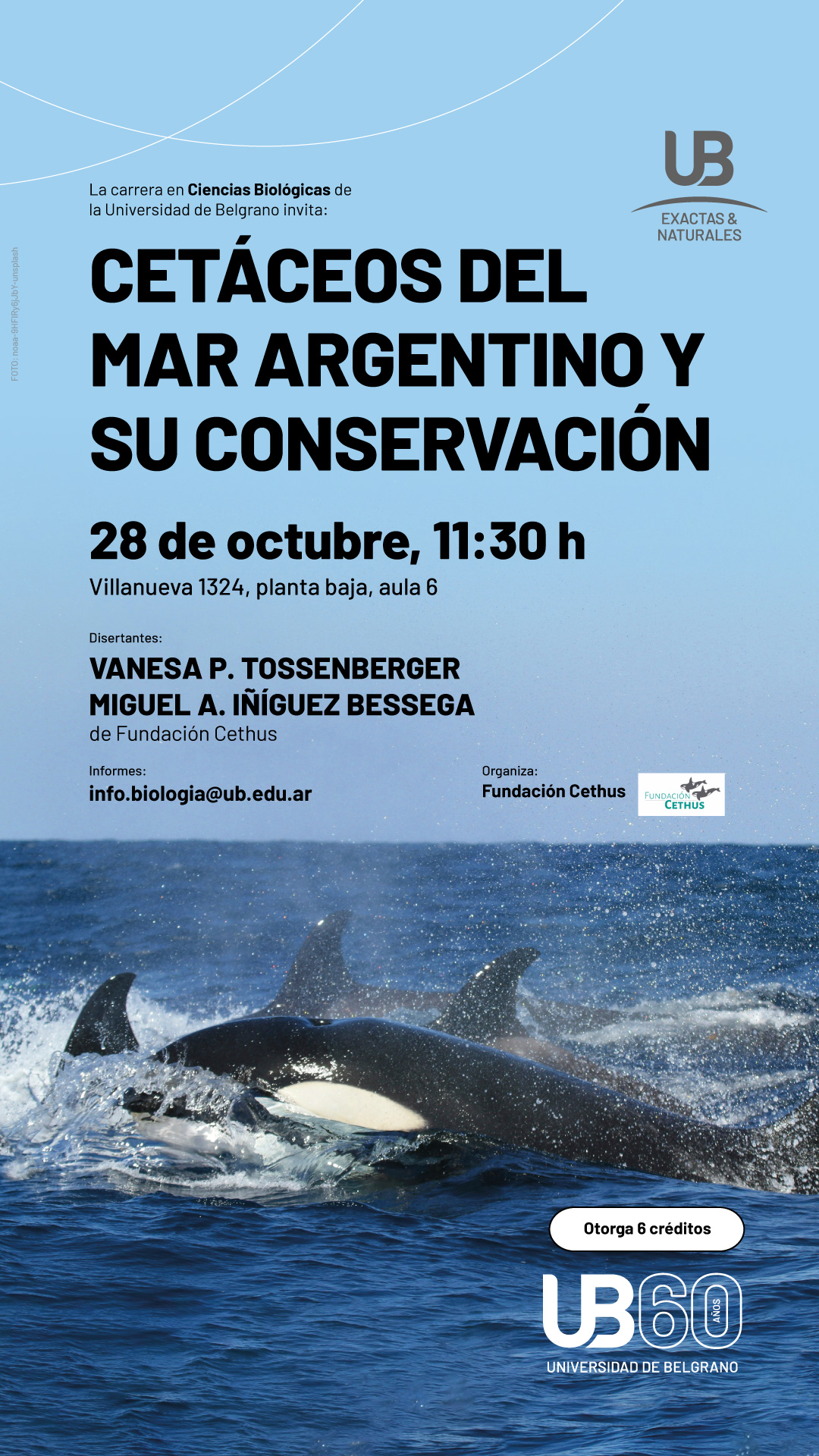 Cetáceos del Mar Argentino y su conservación