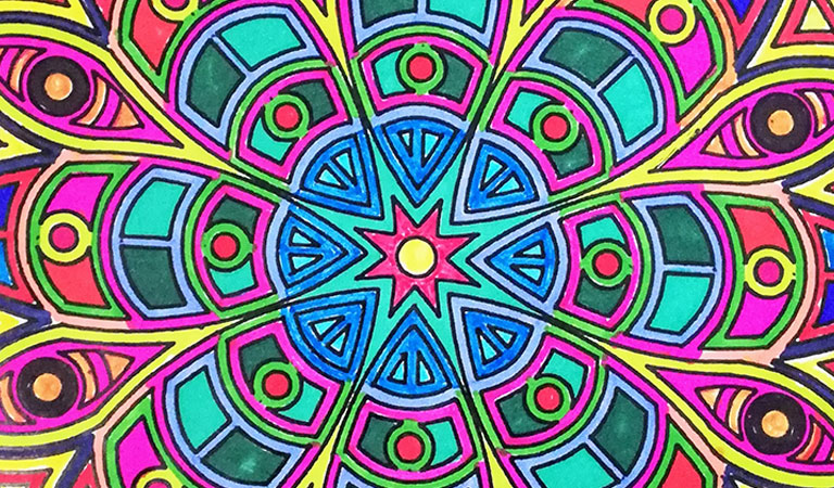 Mandala Explosión de color - Cora García, PG