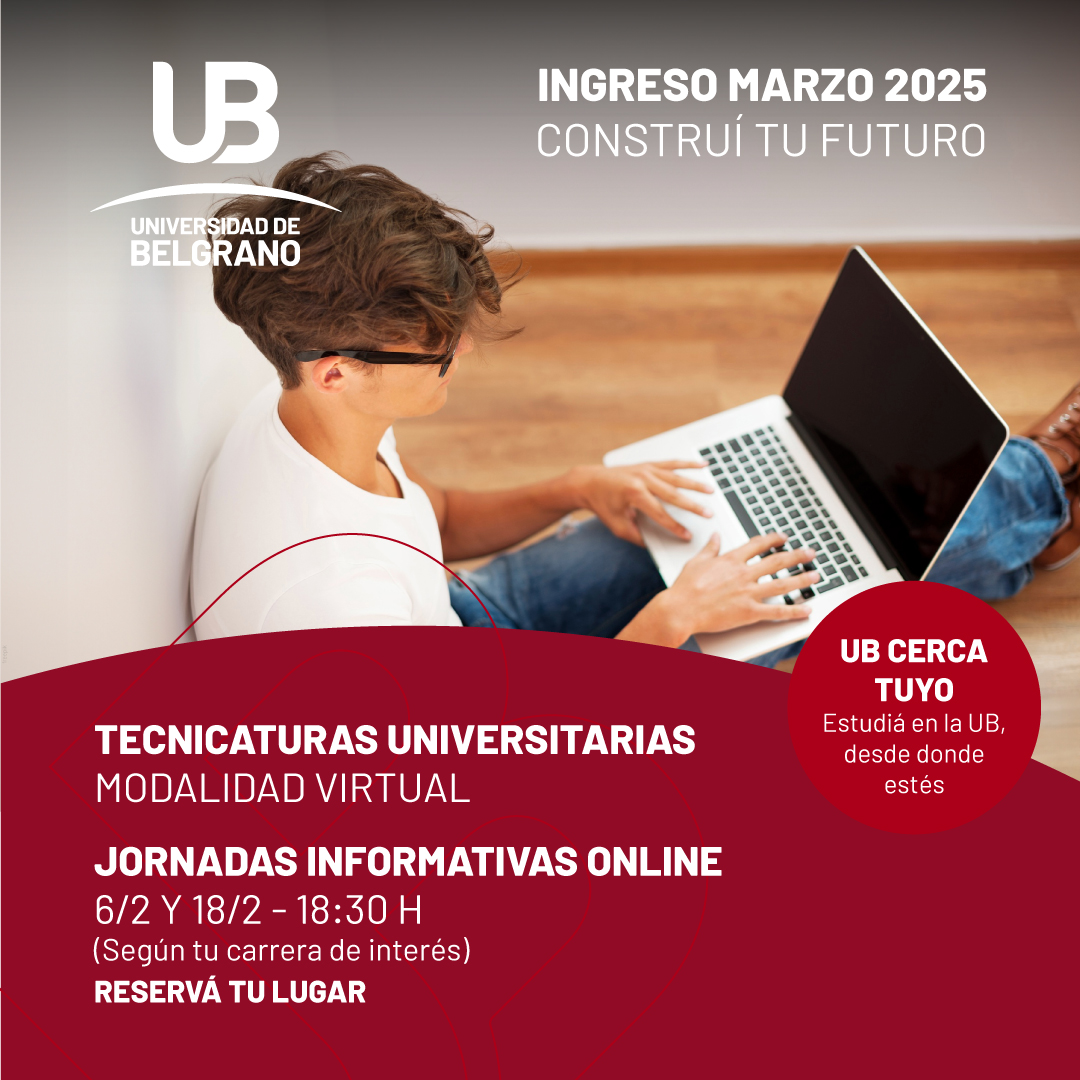 JORNADAS INFORMATIVAS | Tecnicaturas Universitarias