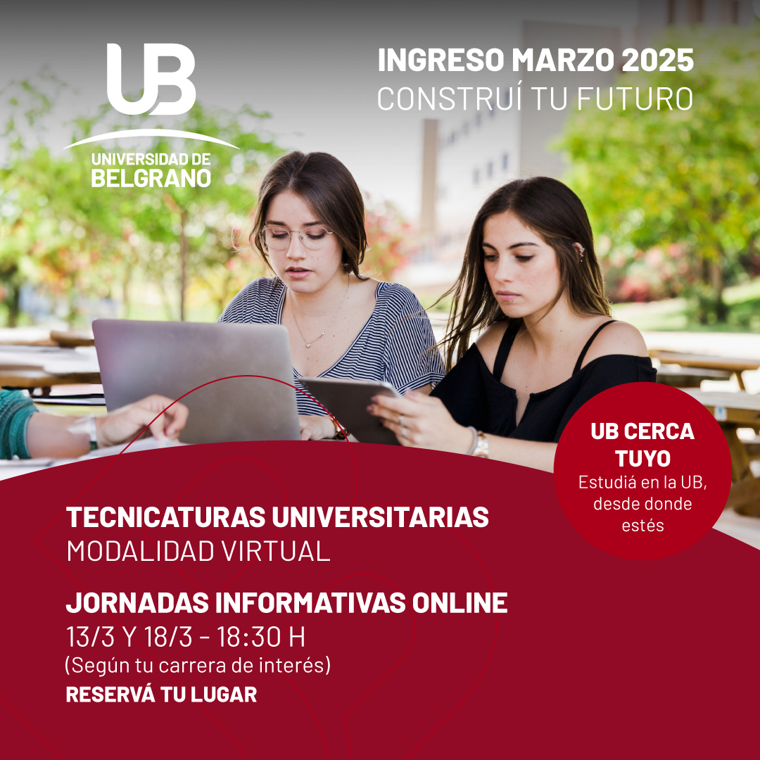 JORNADAS INFORMATIVAS | Tecnicaturas Universitarias