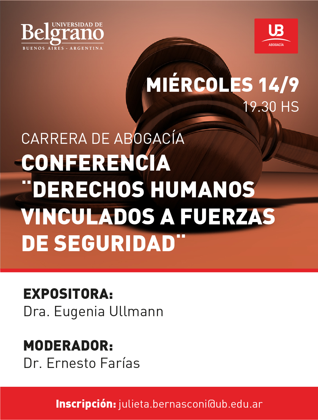 Conferencia: ¨Derechos Humanos Vinculados A Fuerzas De Seguridad ...