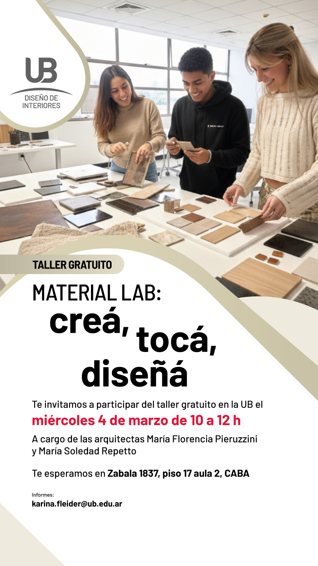 Material Lab: Creá, Tocá, Diseñá