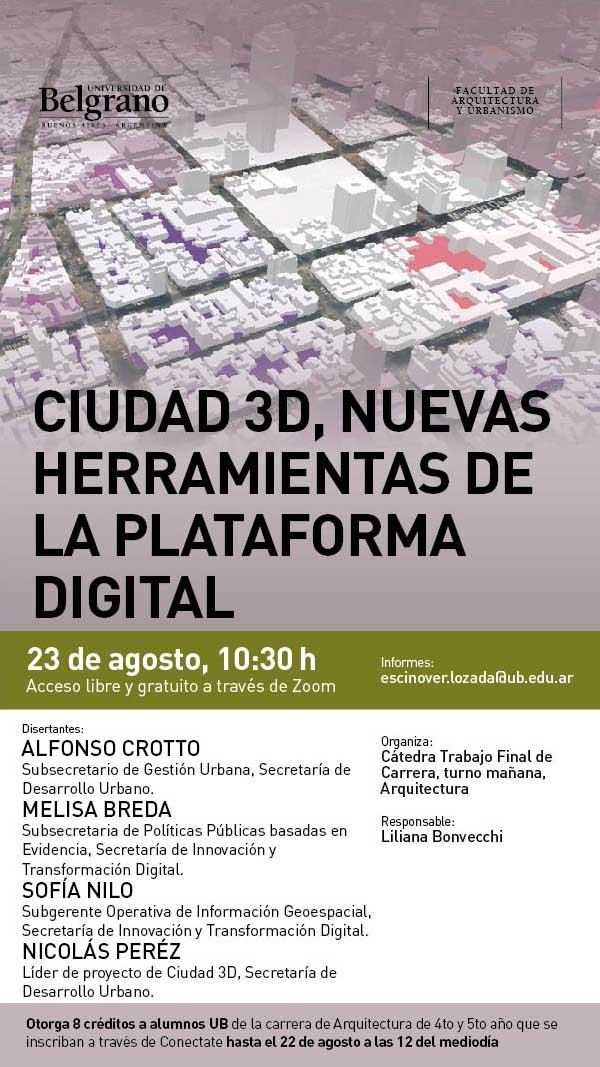 Ciudad 3d, nuevas herramientas de la plataforma digital