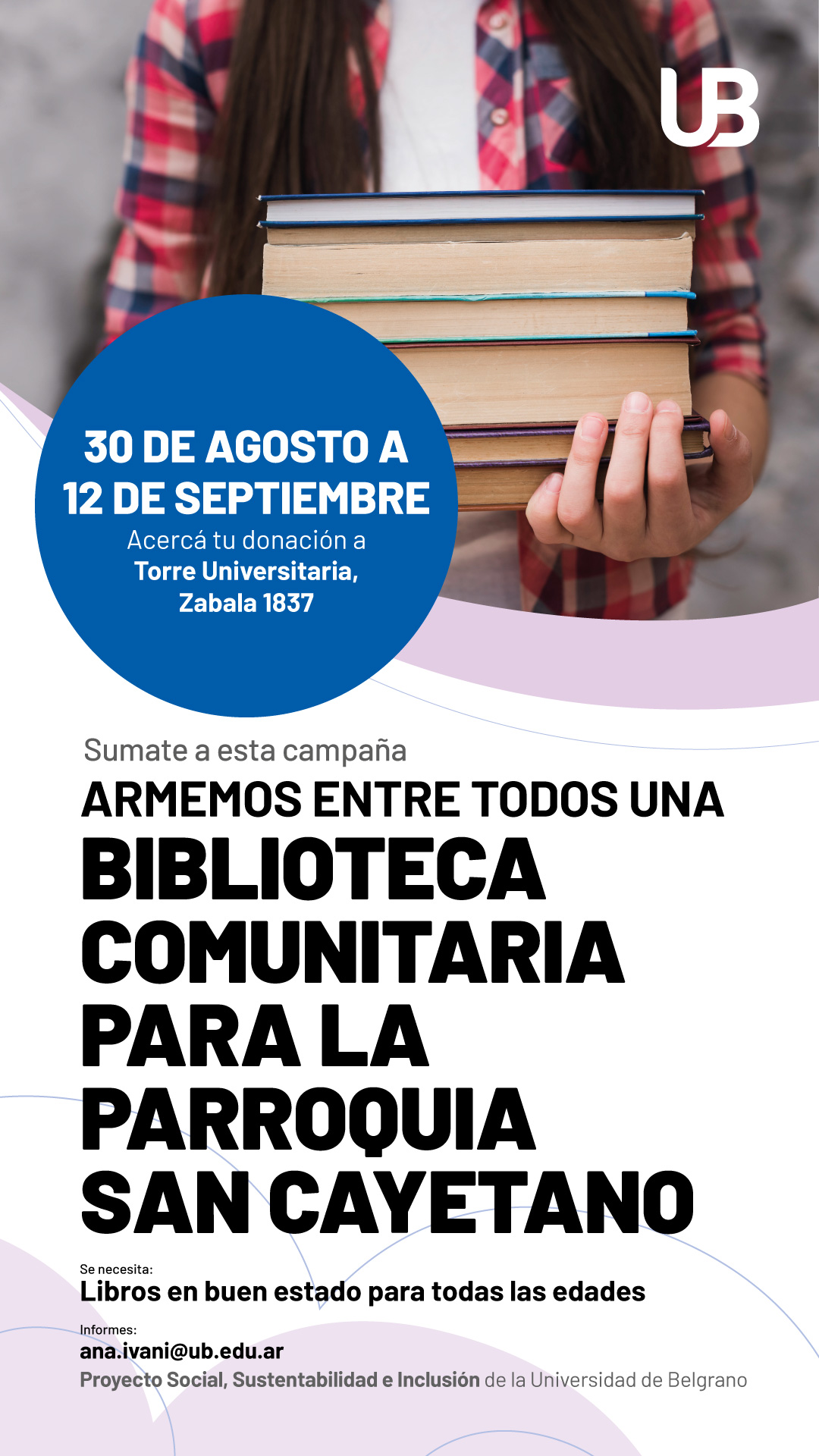 Campaña de Donación de Libros