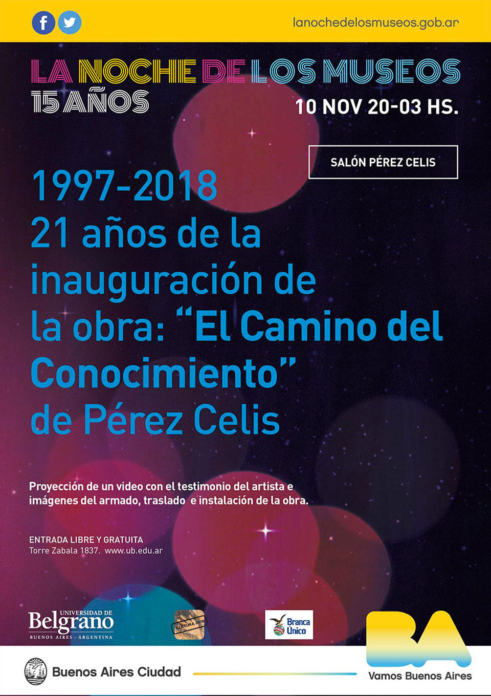 Universidad de Belgrano | La Noche de los Museos 2018