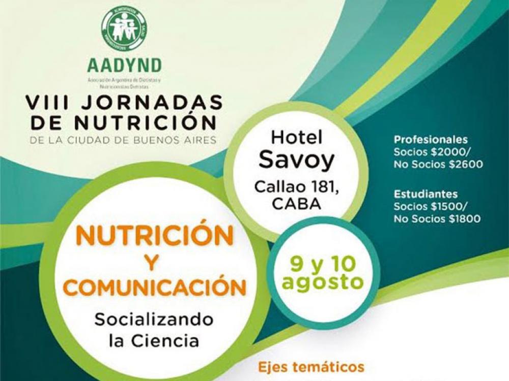 Nutrición | VIII Jornada de Nutrición de la Ciudad de Buenos Aires