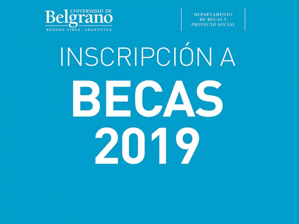 Inscripción a Becas 2019