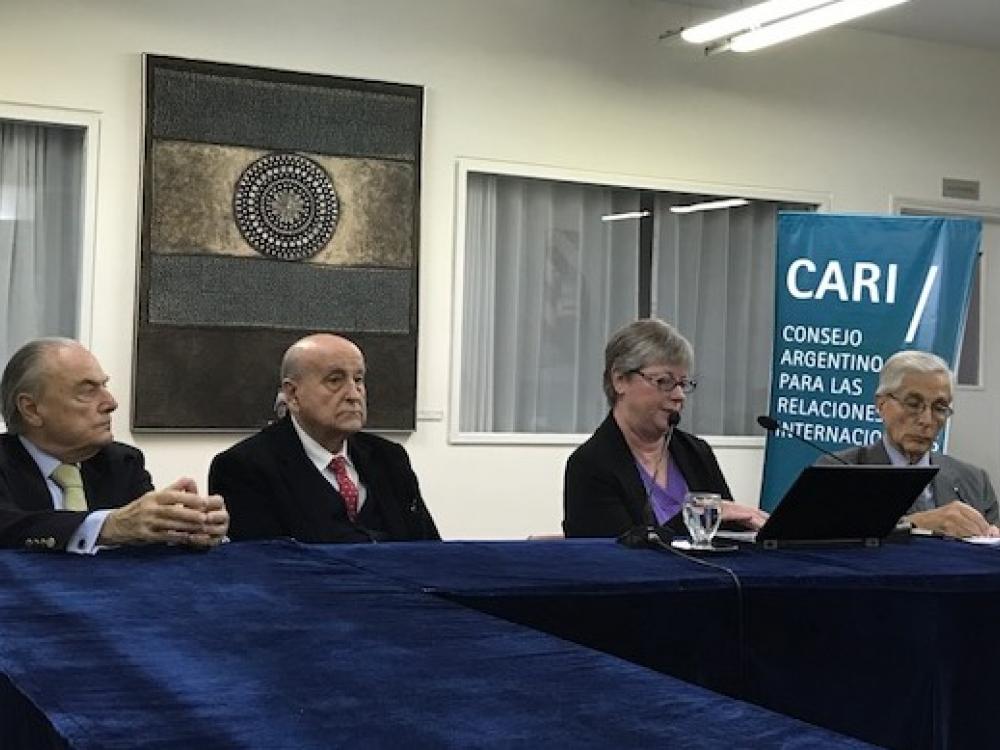 Visita al Consejo Argentino para las Relaciones Internacionales (CARI)