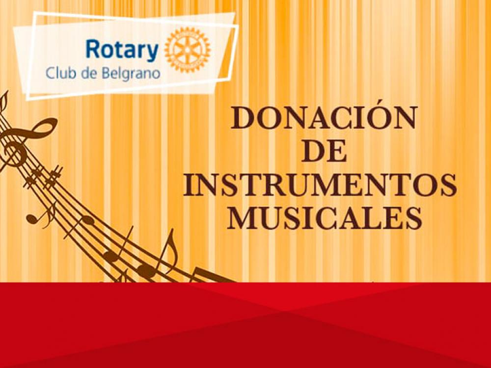 Donación de Instrumentos Musicales