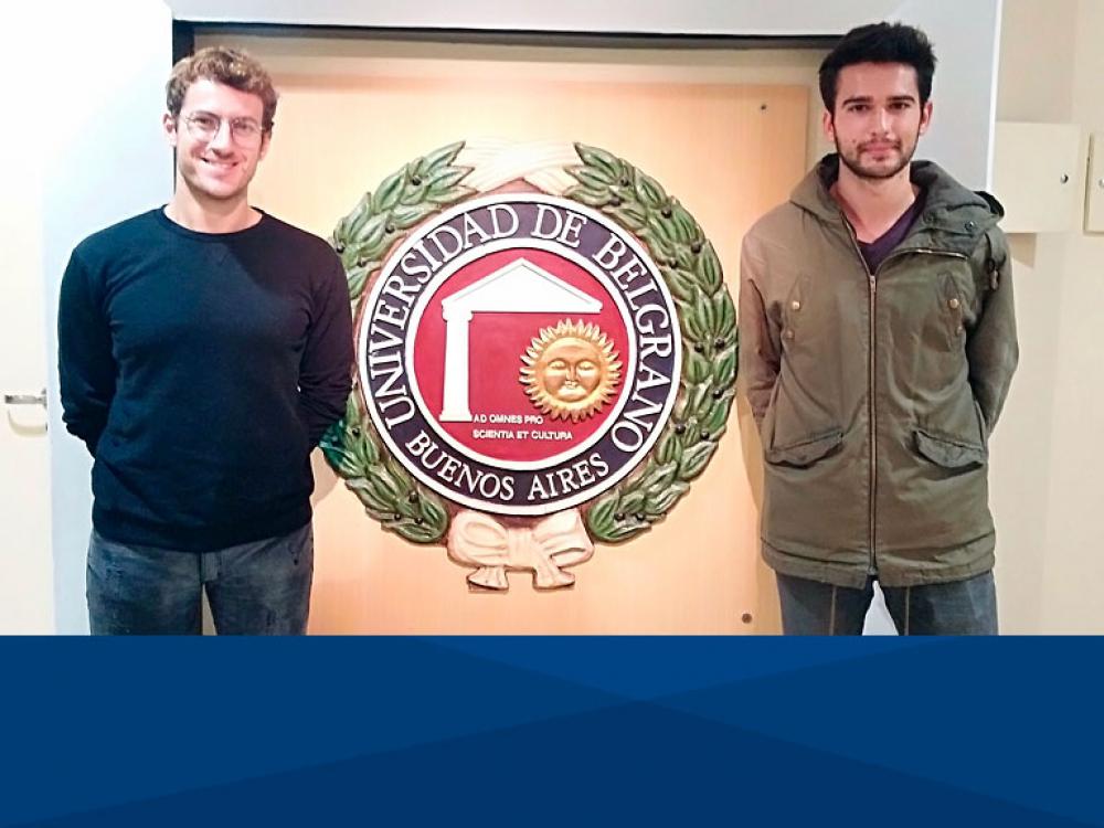 Dos nuevos graduados provenientes de Italia con doble diploma de la Universidad de Belgrano